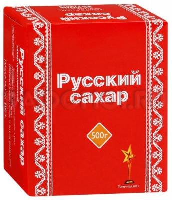 Сахар рафинад РУССКИЙ 0,5кг (1/40)